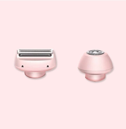 2 In 1 Hair Removal Epilator USB Rechargeable Trimmer Women Body Razor Face Leg Armpit Bikini Hand Pubic Shaver Hair Remover - Skin Glowing