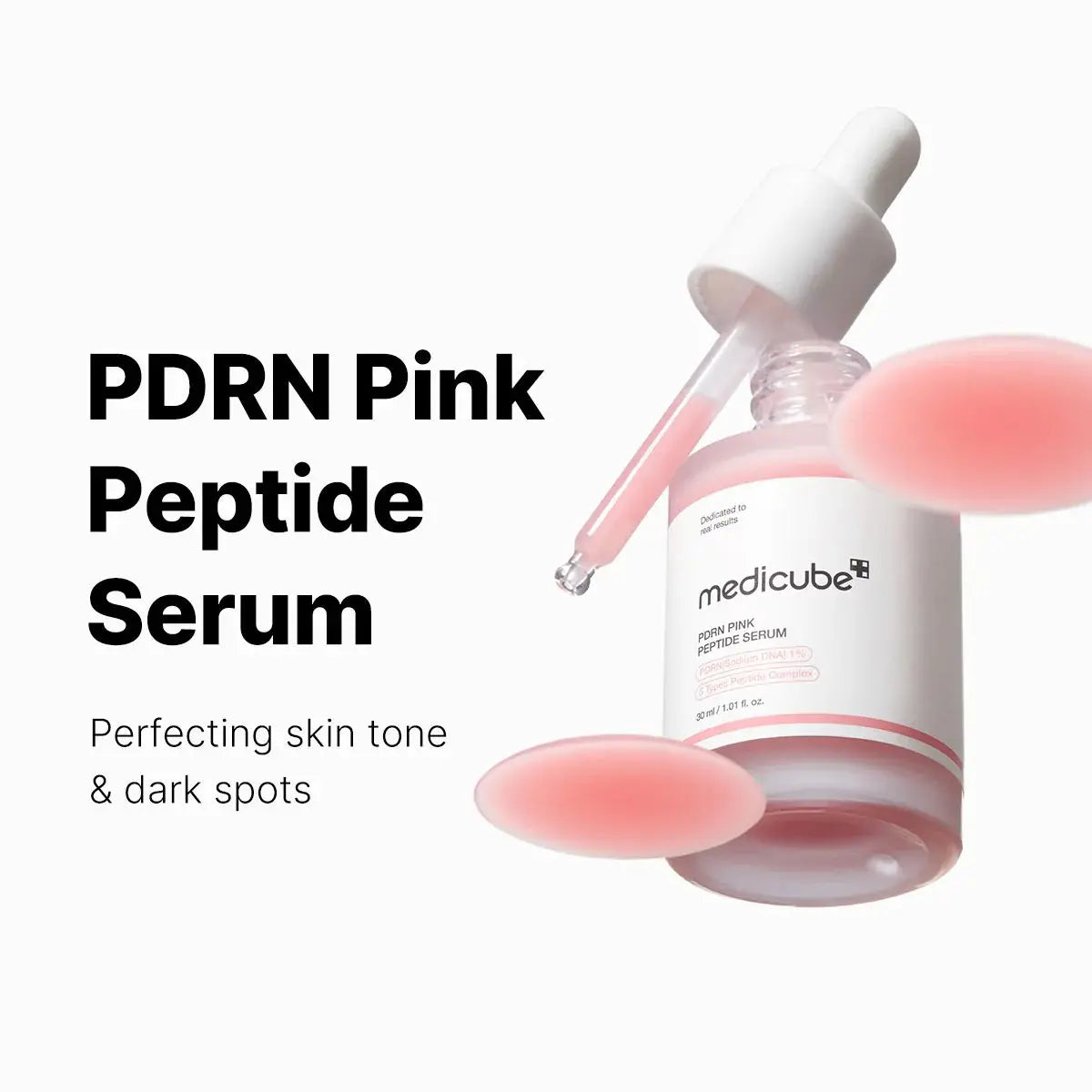 Medicube PDRN PINK PEPTIDE SERUM 30ml Korean Skin Care Serum Private Label Pdrn Serum Ampoule
