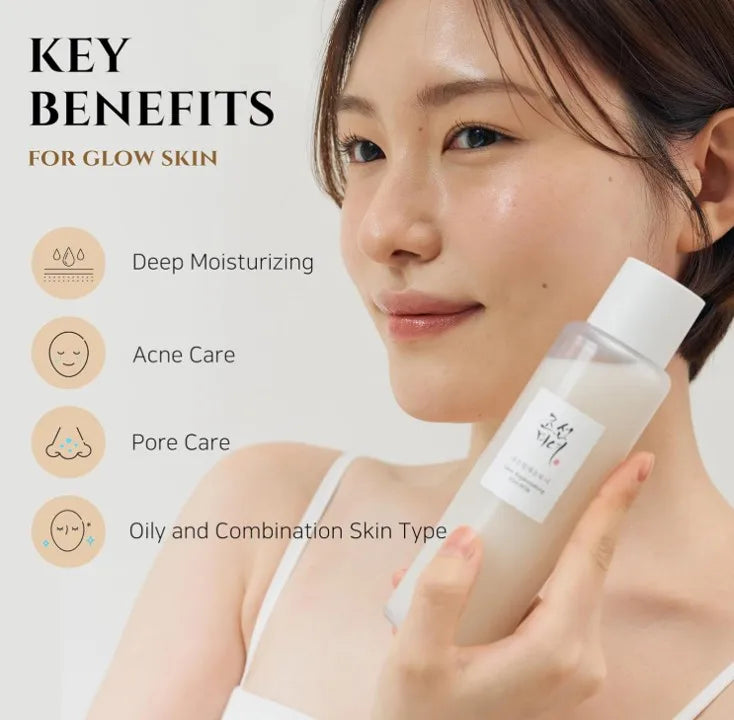 Korea Skincare Beauty toner Glow Replenishing Rice Facial Toner for Oily Combination Skin Toner