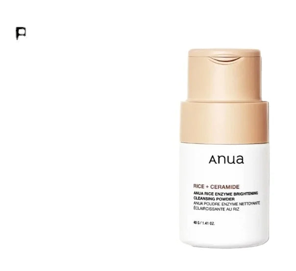 ANUA Rice Enzyme Brightening Cleansing Powder - Gentle Facial Wash for Radiant Skin, Korean Exfoliating Rice Mask with Ceramide