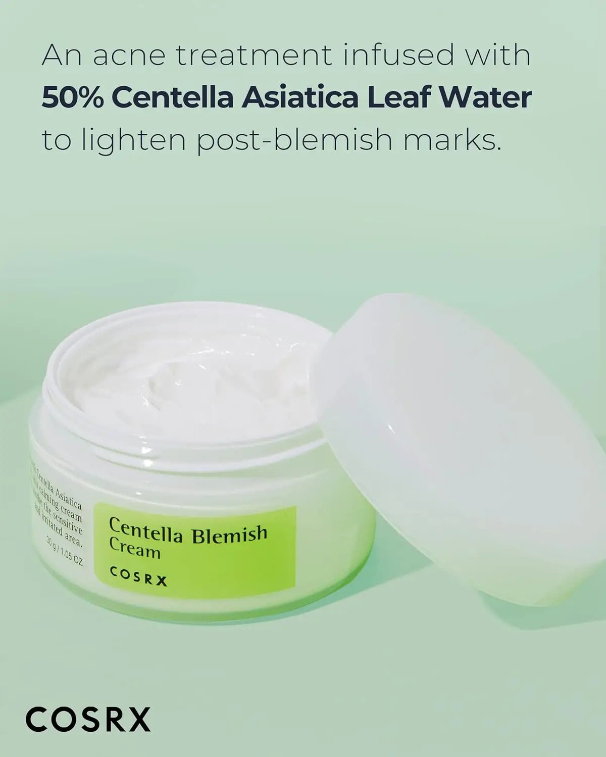 COSRX Centella Blemish Cream 30mL Korean Skincare Reducing Post Blemish Scars and Marks Cream Natural Ingredients - Skin Glowing