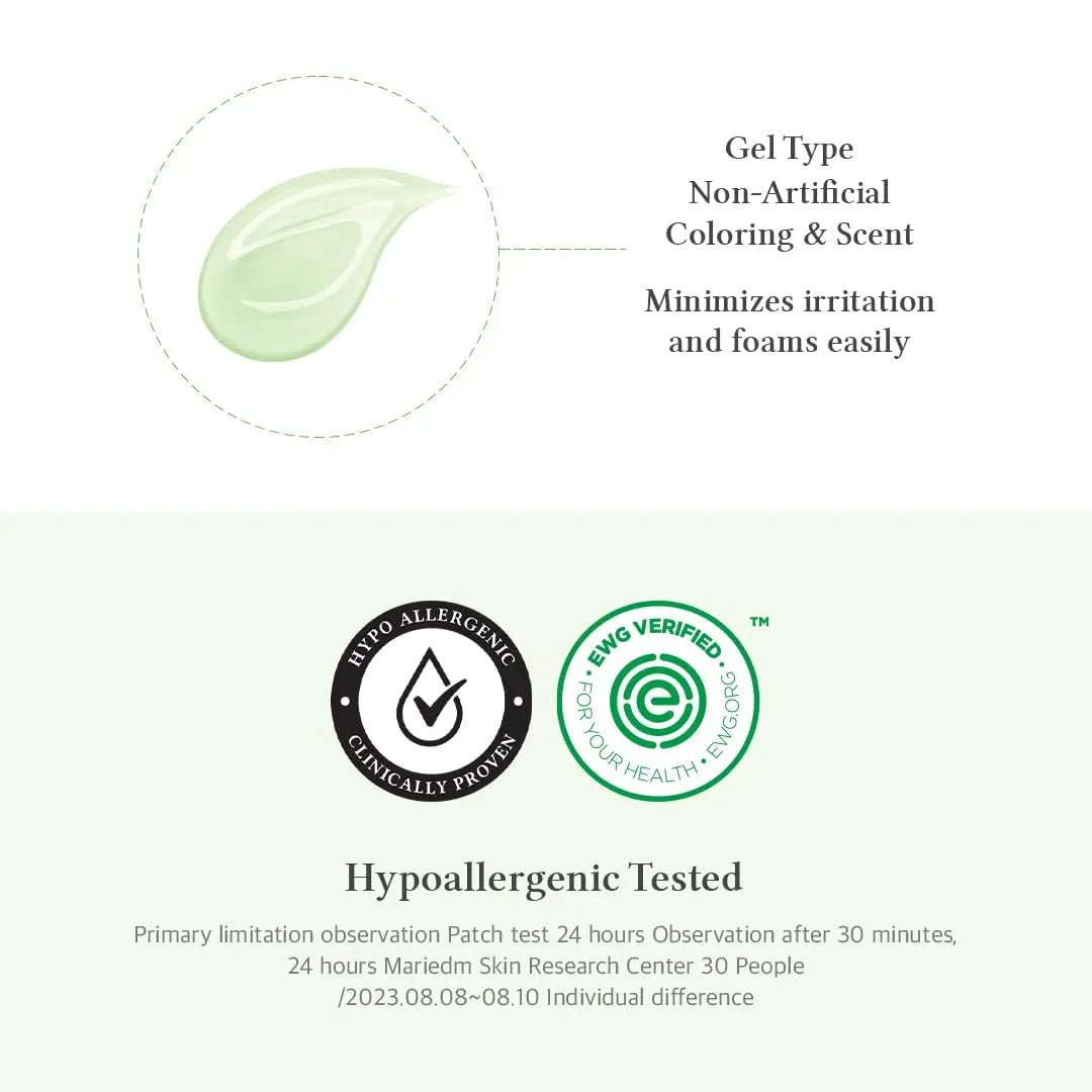 Dr.Althea Green Relief Amino Gel Cleanser 100ml Korean Skin Care Cleanser Private Label Deep Cleansing Foam Makeup Remover - Skin Glowing