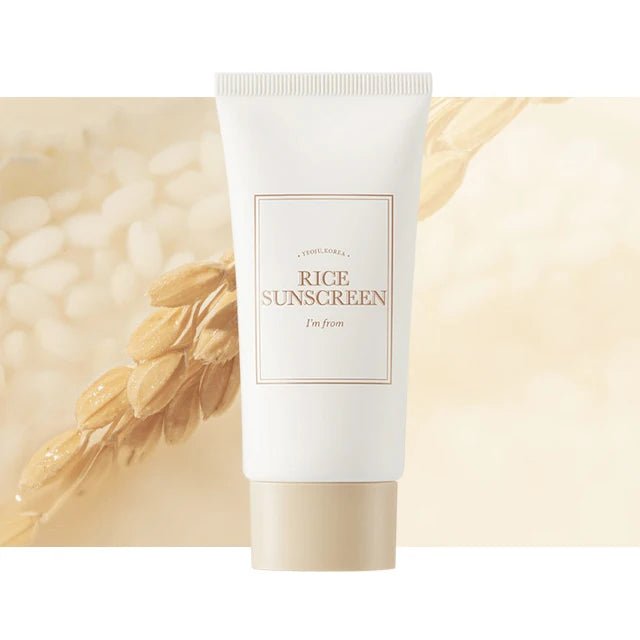 I'm From Rice Sunscreen 50ml I'm From Original K Beauty Sun Care Sun Protection Rice Extract Sun Block Korean Skin Care - Skin Glowing