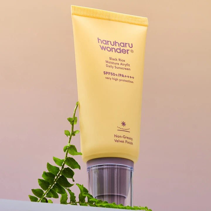Korean Wholesale Haruharu Wonder Black Rice Moisture Airyfit Daily Sunscreen 50ml Korea Skin Care UV protection - Skin Glowing