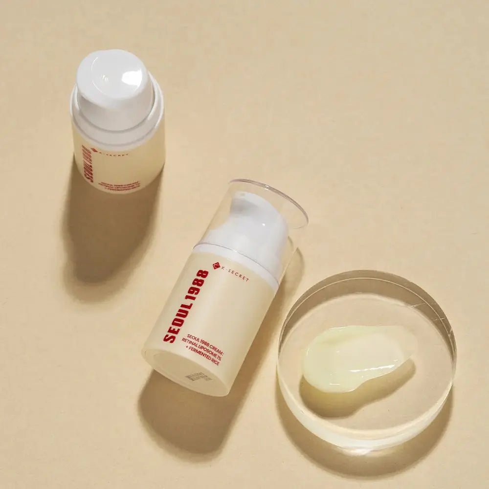 KSECRET SEOUL 1988 Cream : Retinal Liposome 1% + Fermented Rice 50ml Korean Skin Care Cream Private Label - Skin Glowing
