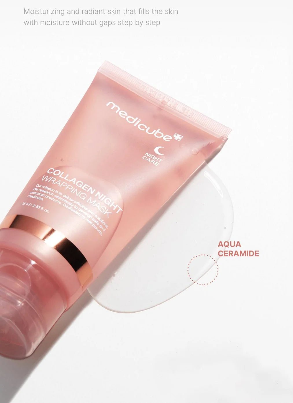 Medicube Collagen Night Wrapping Peel Off Facial Mask 75ml Korean Skin Care Peel off Masked Face Private Label Face Mask - Skin Glowing