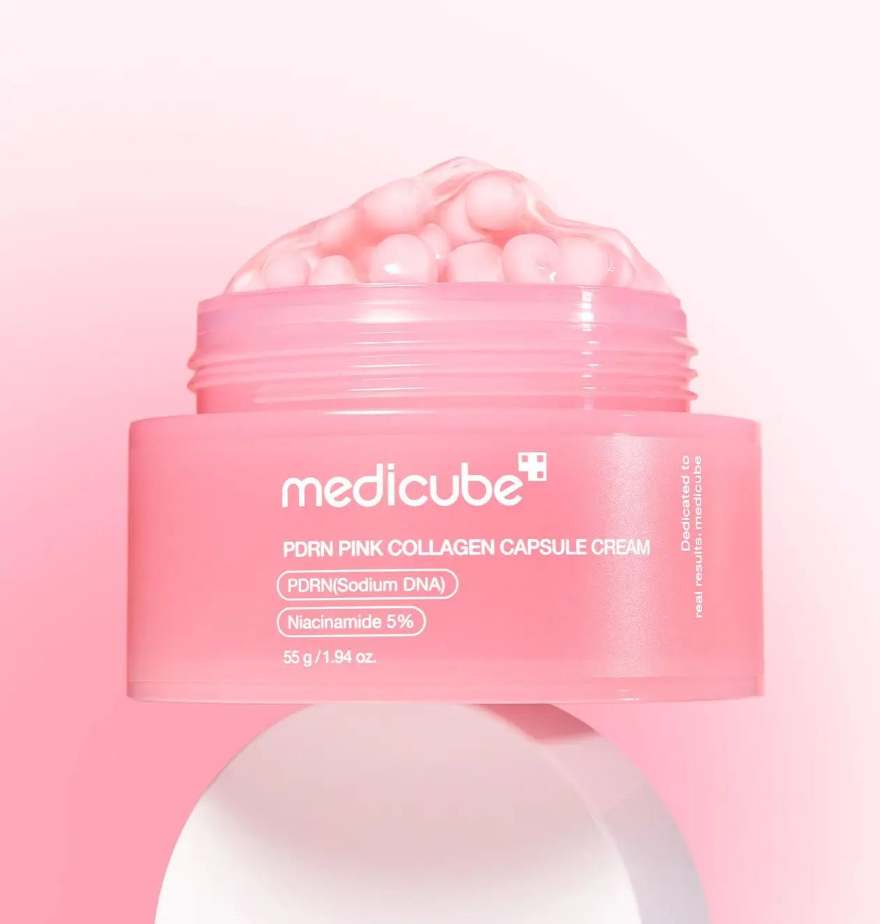 Medicube PDRN Pink Collagen Capsule Cream 55g Korean Skin Care Face Moisturizer Cream Private Label Salmon DNA PDRN - Skin Glowing