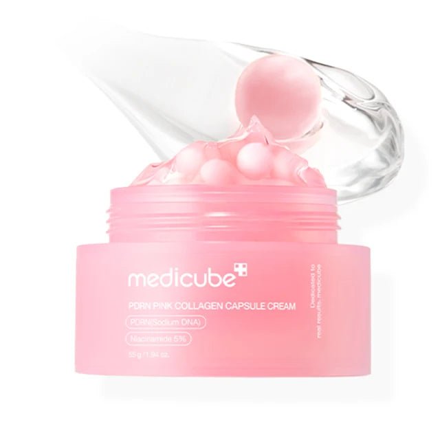 Medicube PDRN Pink Collagen Capsule Cream 55g Korean Skin Care Face Moisturizer Cream Private Label Salmon DNA PDRN - Skin Glowing