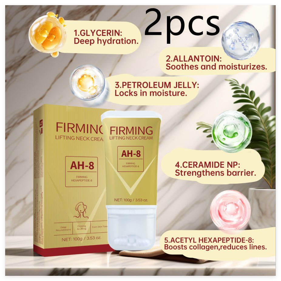 Neck Firming Roller Cream Lifts Dilutes Neck Lines Deeply Nourishes Easily Absorbed Massages And Soothes Neck Skin Care - Skin Glowing