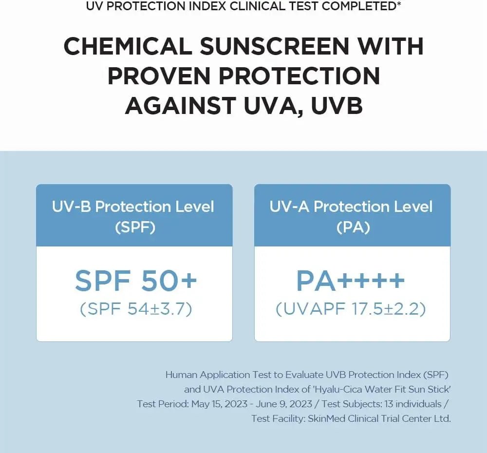 SKIN1004 Madagascar Centella Hyalu Cica Silky - Fit Sun Stick 7g Korean Skin Care Sunscreen SPF 50 - Skin Glowing