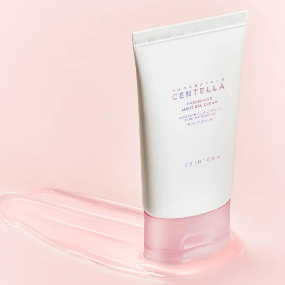 SKIN1004 Madagascar Centella Poremizing Light Gel Cream 75ml Korean Skin Care Cream Pink Cream Pore Care - Skin Glowing