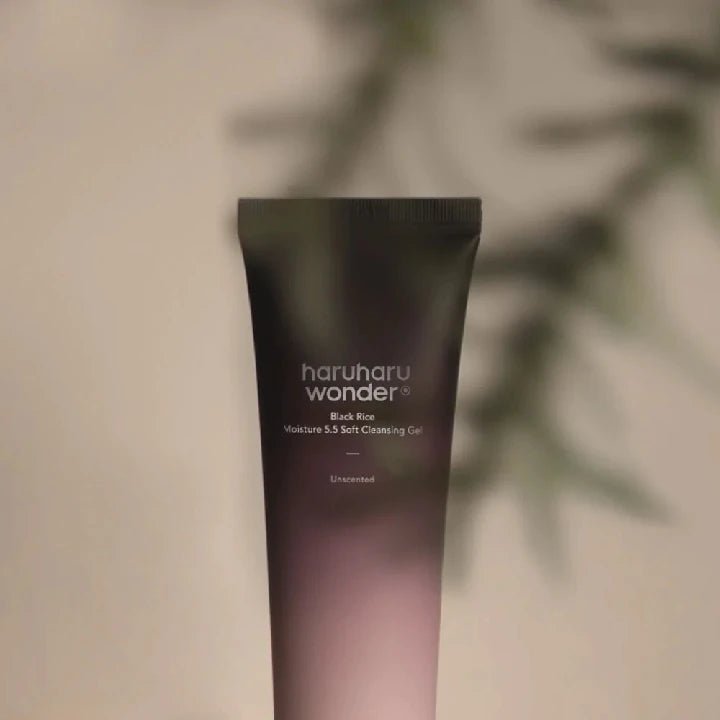 Wholesale Haruharu Wonder Black Rice Moisture 5.5 Soft Cleansing Gel 100ml Fermented Black Rice Face Wash Foam Cleanser - Skin Glowing