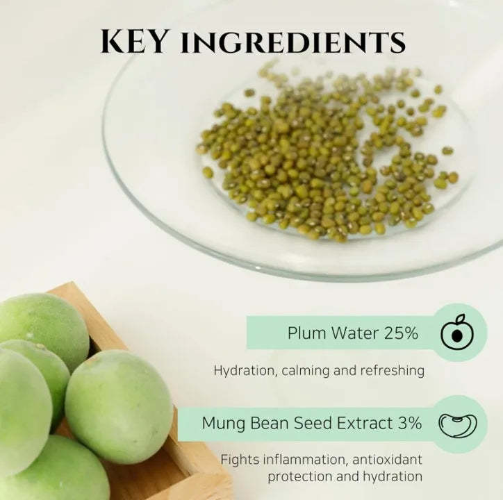 Korea Skincare Green Plum Refreshing Cleanser Gel Type Deep Pore Cleansing Acne Face Wash Blackhead Remover