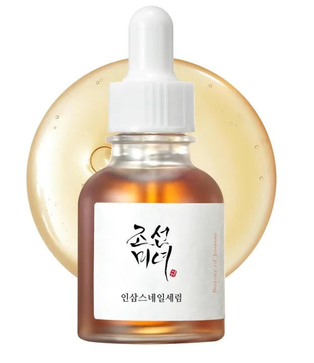 Korea Skincare Revive Snail Mucin Ginseng Serum Hydrating Peptide Face Moisturizer Dark Spot Remover Ampoule