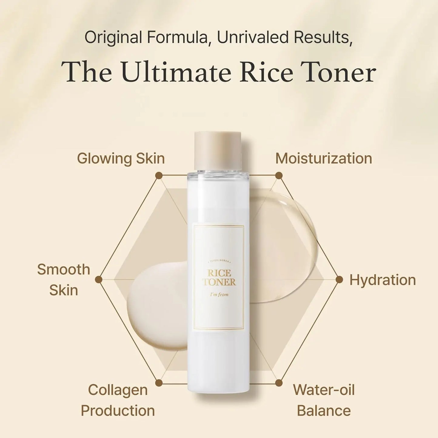 Korean Skin Care Product Face Care Skin Toner I'm From Rice Toner 150ml