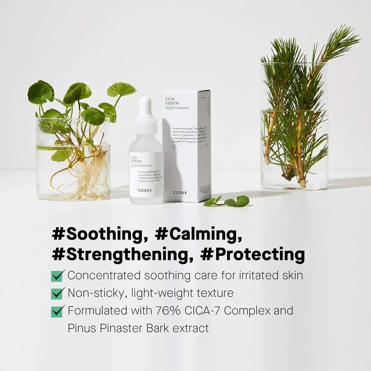 COSRX Pure Fit Cica Serum 30mL Centella Soothing Calming Protecting Moisturizing Serum Korean Skincare
