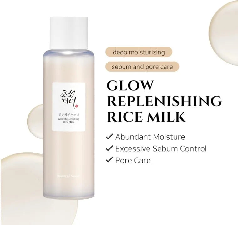 Korea Skincare Beauty toner Glow Replenishing Rice Facial Toner for Oily Combination Skin Toner