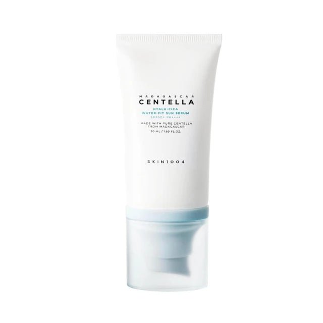 Centella Sun Serum SKIN1004 Madagascar 50ml Korean Skincare Sun Block Soothing Serum Hyalu - Cica Water - Fit Sun Serum for Suncare - Skin Glowing