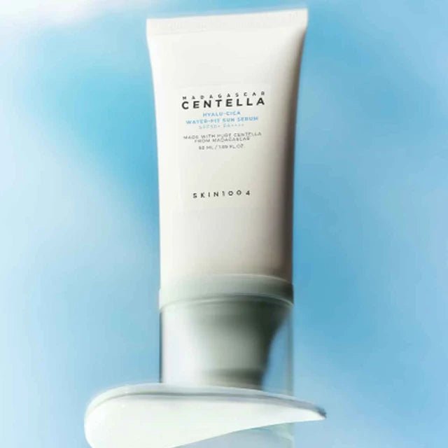 Centella Sun Serum SKIN1004 Madagascar 50ml Korean Skincare Sun Block Soothing Serum Hyalu - Cica Water - Fit Sun Serum for Suncare - Skin Glowing