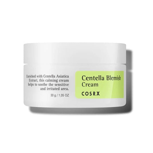 COSRX Centella Blemish Cream 30mL Korean Skincare Reducing Post Blemish Scars and Marks Cream Natural Ingredients - Skin Glowing