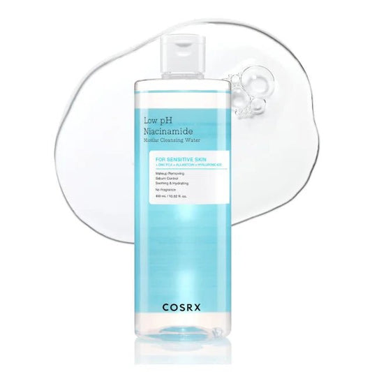 [COSRX] Low pH Niacinamide Micellar Cleansing Water 400ml - Korea Cosmetics Wholesale - Skin Glowing