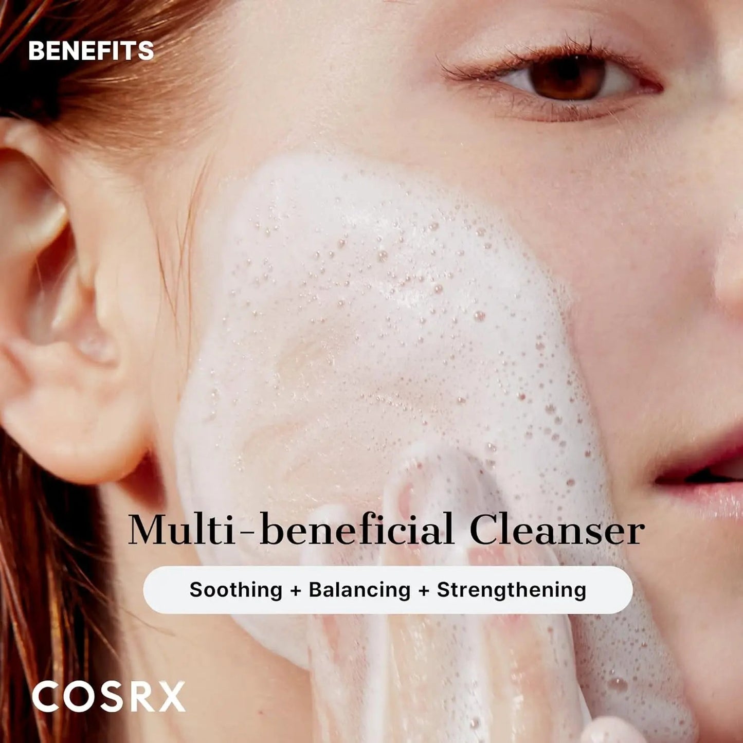 COSRX Pure Fit Cica Creamy Foam Cleanser 150ml Korean Skin Care Facial Cleanser Foam Cleansing - Skin Glowing