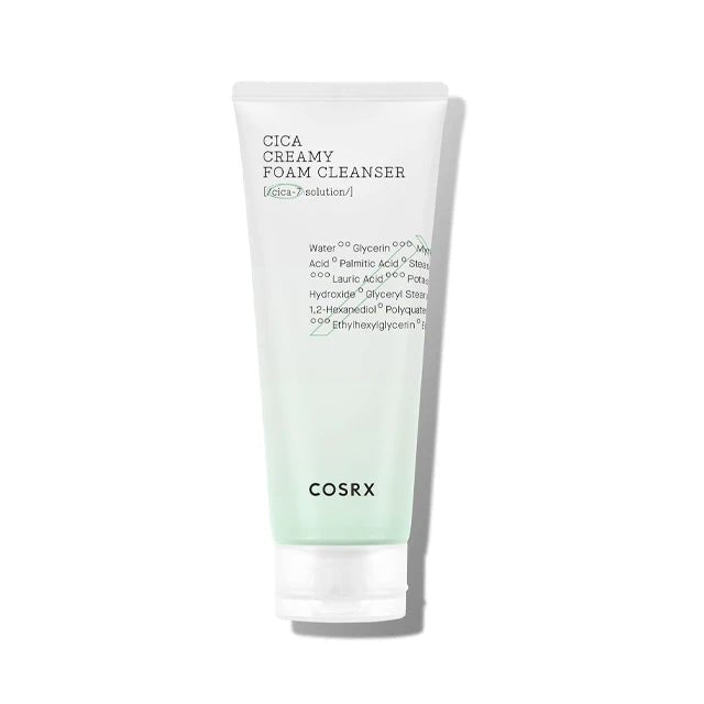 COSRX Pure Fit Cica Creamy Foam Cleanser 150ml Korean Skin Care Facial Cleanser Foam Cleansing - Skin Glowing
