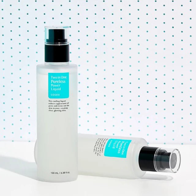 COSRX Two in One Poreless Power 100mL Tightening Pores BHA Toner 3.38 Fl.oz Liquid Korean Skincare - Skin Glowing