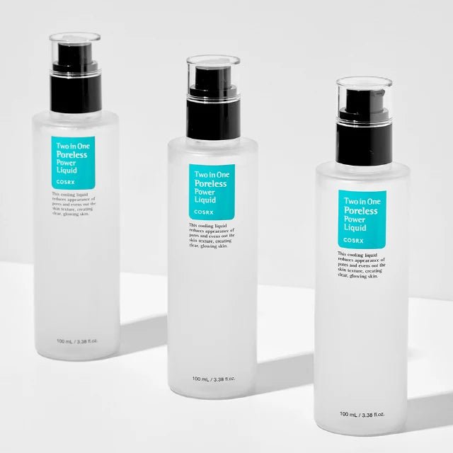 COSRX Two in One Poreless Power 100mL Tightening Pores BHA Toner 3.38 Fl.oz Liquid Korean Skincare - Skin Glowing