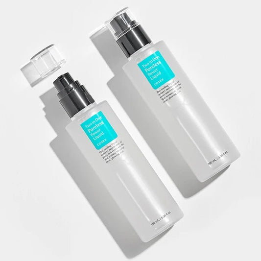 COSRX Two in One Poreless Power 100mL Tightening Pores BHA Toner 3.38 Fl.oz Liquid Korean Skincare - Skin Glowing