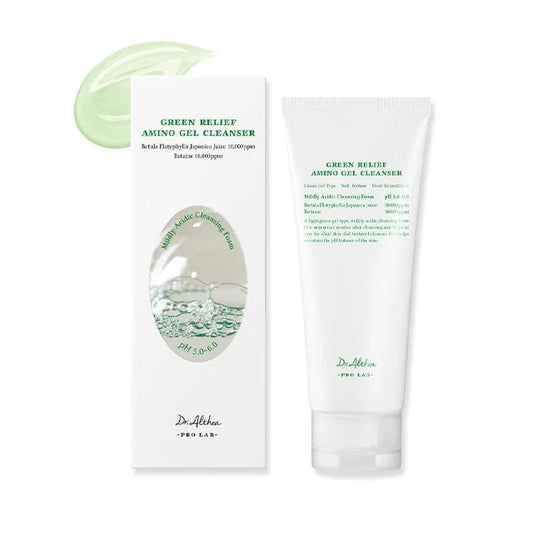 Dr.Althea Green Relief Amino Gel Cleanser 100ml Korean Skin Care Cleanser Private Label Deep Cleansing Foam Makeup Remover - Skin Glowing