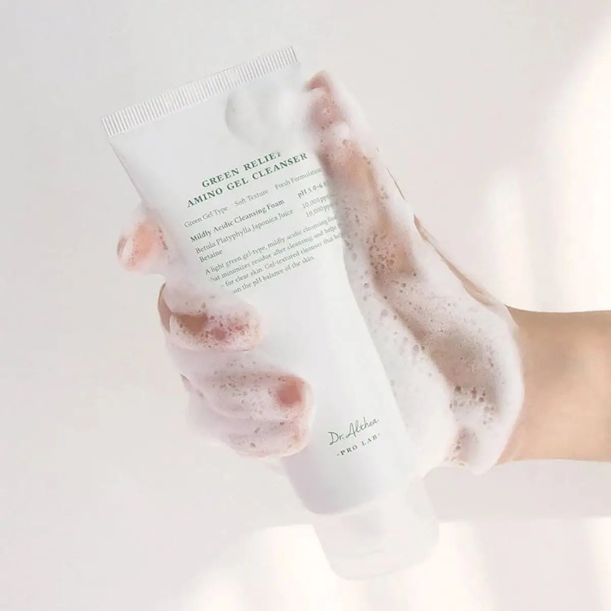 Dr.Althea Green Relief Amino Gel Cleanser 100ml Korean Skin Care Cleanser Private Label Deep Cleansing Foam Makeup Remover - Skin Glowing