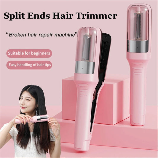 Hair Ends Trimmer Split Remover Dry Damaged Brittle Professional Automatic Trim Split For Women Cordless Hair Cutting Machine - Skin Glowing