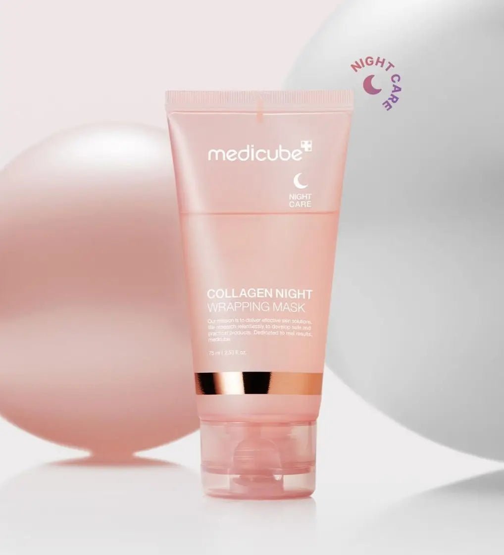 Medicube Collagen Night Wrapping Peel Off Facial Mask 75ml Korean Skin Care Peel off Masked Face Private Label Face Mask - Skin Glowing