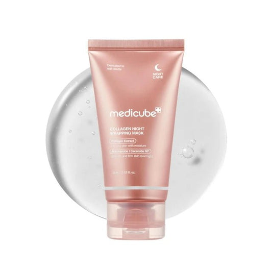 Medicube Collagen Night Wrapping Peel Off Facial Mask 75ml Korean Skin Care Peel off Masked Face Private Label Face Mask - Skin Glowing