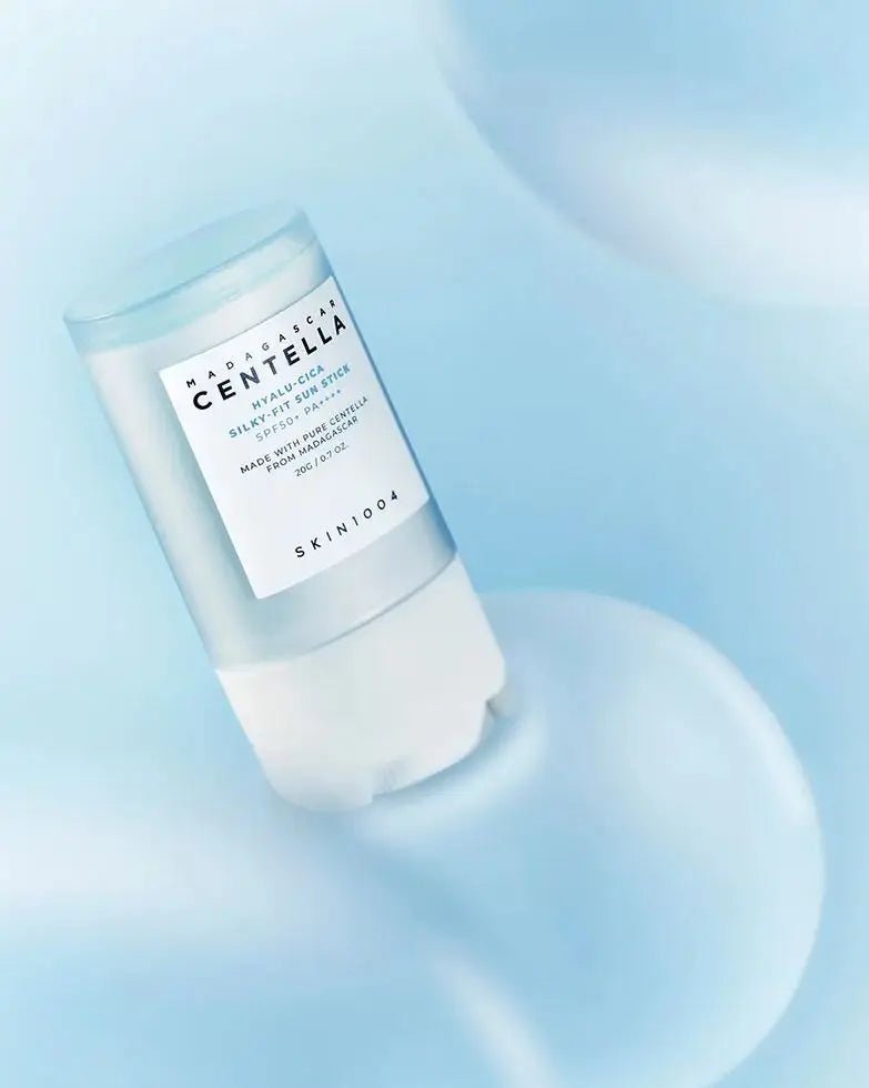 SKIN1004 Madagascar Centella Hyalu Cica Silky - Fit Sun Stick 7g Korean Skin Care Sunscreen SPF 50 - Skin Glowing