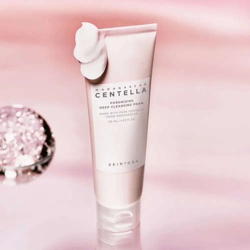 SKIN1004 Madagascar Centella Poremizing Deep Cleansing Foam 125ml Korean Skin Care Pore Facial Cleanser - Skin Glowing