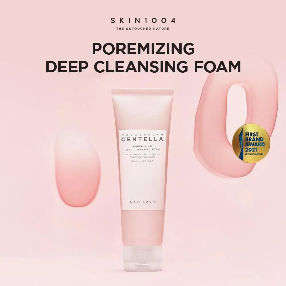 SKIN1004 Madagascar Centella Poremizing Deep Cleansing Foam 125ml Korean Skin Care Pore Facial Cleanser - Skin Glowing