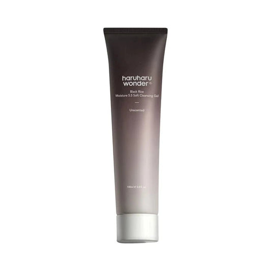 Wholesale Haruharu Wonder Black Rice Moisture 5.5 Soft Cleansing Gel 100ml Fermented Black Rice Face Wash Foam Cleanser - Skin Glowing